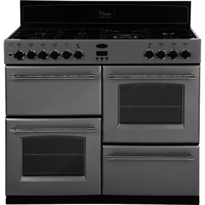 Belling Classic 110DFT 110cm Duel Fuel Range Cooker with FSD in Silver
